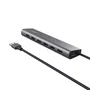 Trust Halyx Hub USB 3.2 Gen1 con 7 puertos USB-A y 1 puerto USB-C, Gris